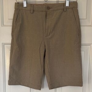 Vineyard Vines Boys’ Tan Performance fit Shorts, size 16